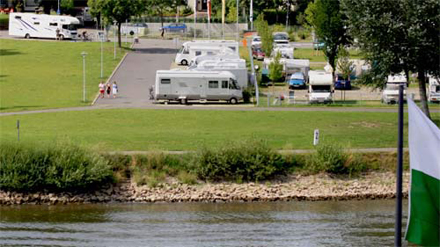 Camperplaatsen langs de Duitse Rijn