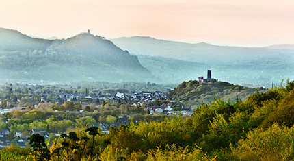 Zevengebergte in de buurt van Bonn