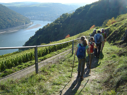 Wandelen langs de Rijn